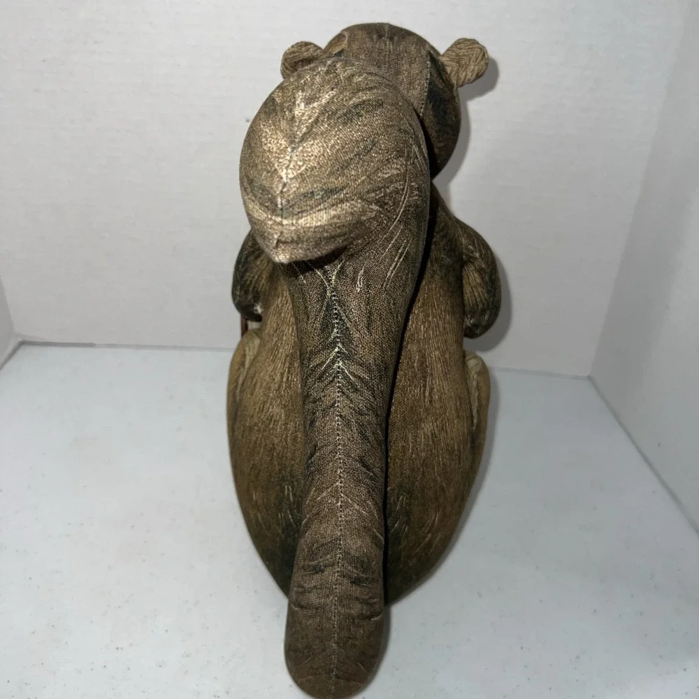 John Derian for Target 2025 Plush Woodland Squirrel holding Radish Pillow 11